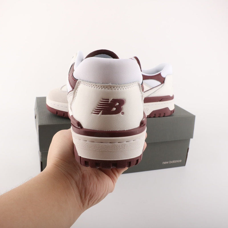 New Balance 550 Sea Salt Burgundy