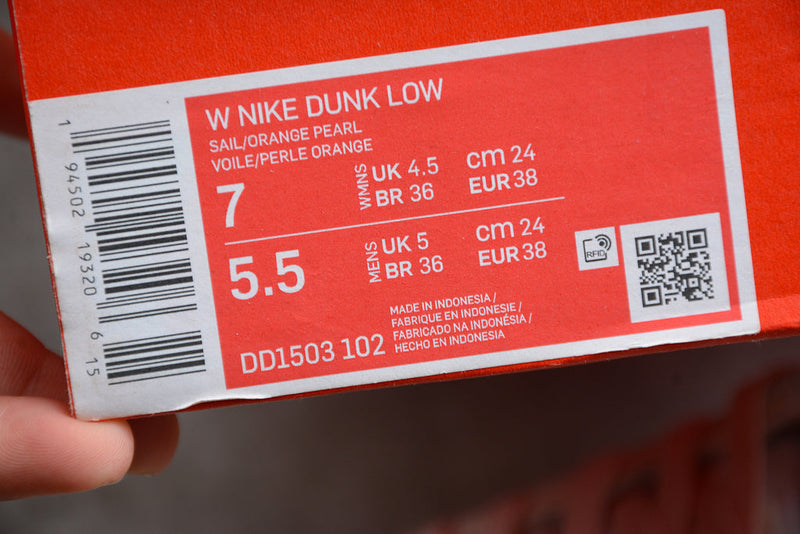 Nike Dunk Low Orange Pearl dD1503 102