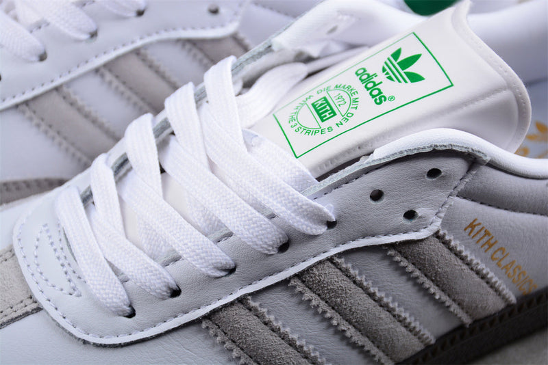 Aidas Samba OG Kith Classics White Green