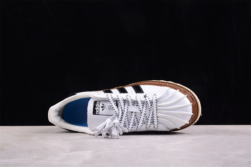 Adidas Superstar CLOT By Edison Chen White Crystal Sand