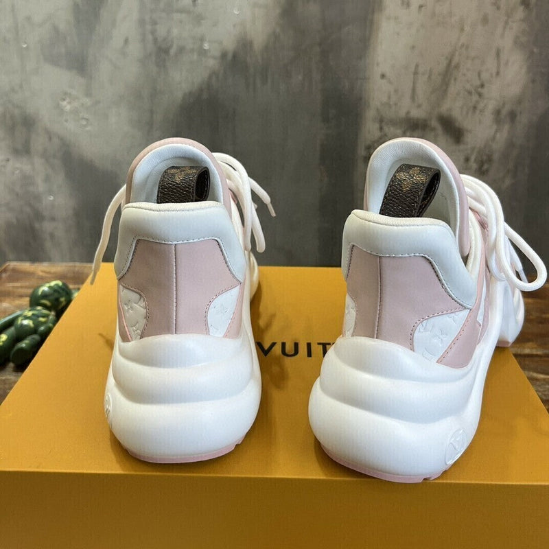 Louis Vuitton Archlight Trainer Monogram White Pink