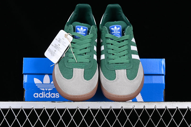 Adidas Samba Vegan White/Green/Grey/ Brown