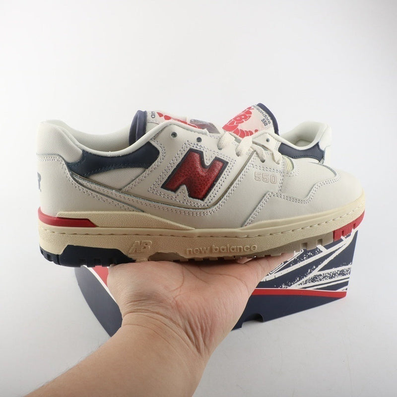 New Balance 550 Aime Leon Dore White Navy Red