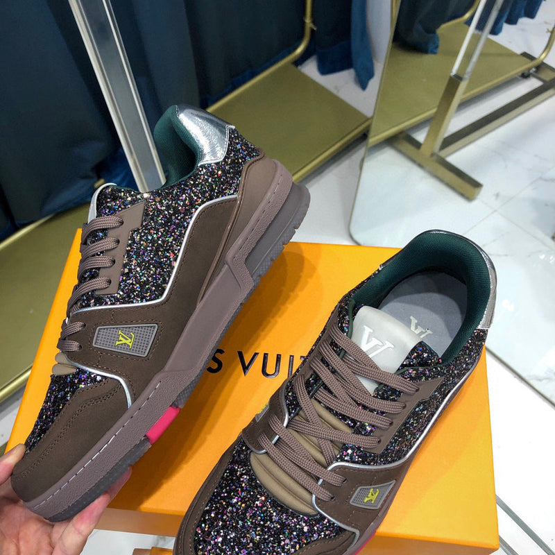 LOUIS VUITTON TRAINER GREY MULTICOLOR