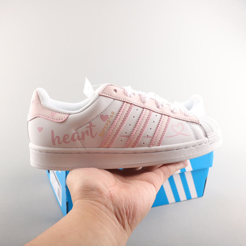 Adidas Superstar Heart White Pink H23062