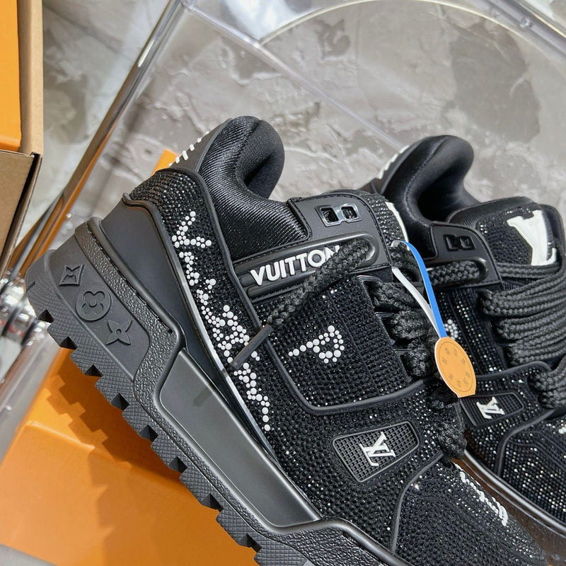 Louis Vuitton Trainer Maxi Black Crystals