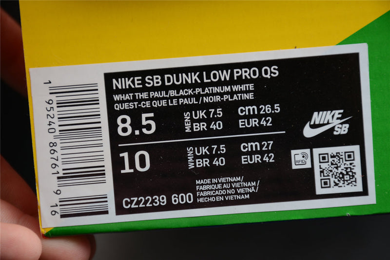 Nike SB Dunk Low What The Paul CZ2239 600