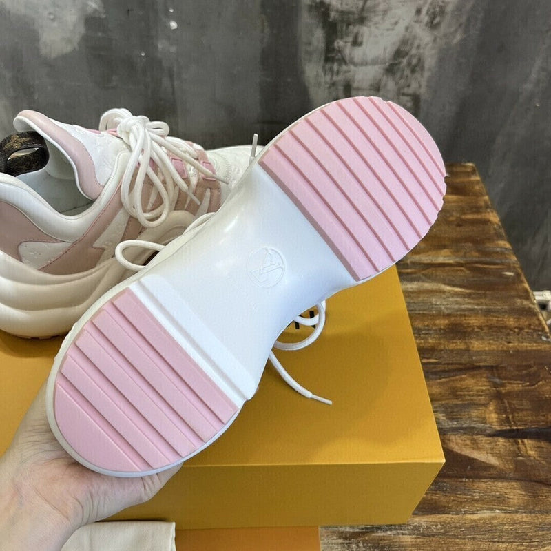 Louis Vuitton Archlight Trainer Monogram White Pink