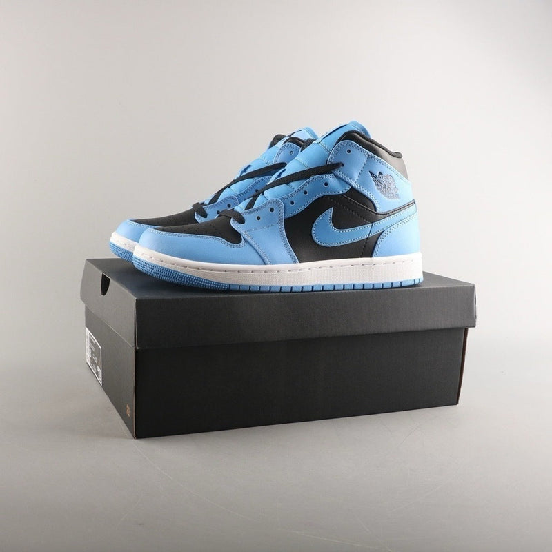 Jordan 1 Mid University Blue Black