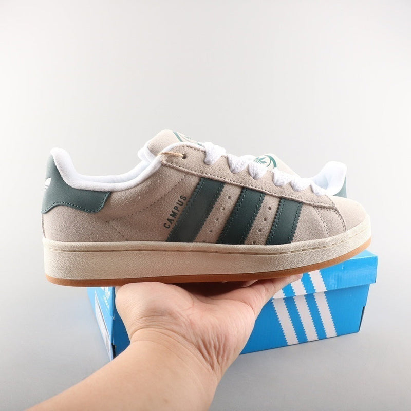 Adidas Campus 00s Crystal White Dark Green GY0038