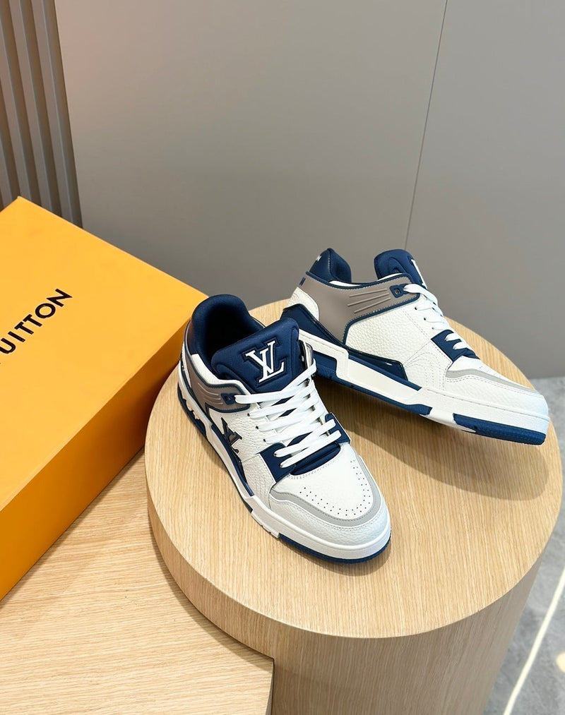 LOUIS VUITTON TRAINER WHITE/BLUE