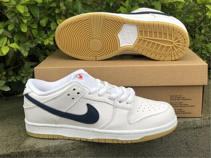 Nike SB Dunk Low Orange Label White Navy CZ2249-100