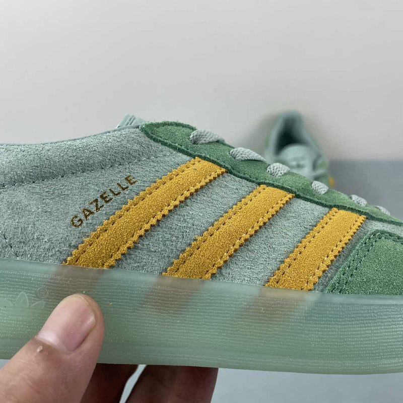 Gazelle Indoor Hazy Green Crew Yellow