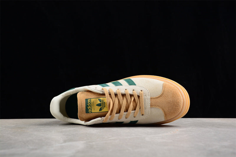 Adidas Gazelle Bold Magic Beige Collegiate Green