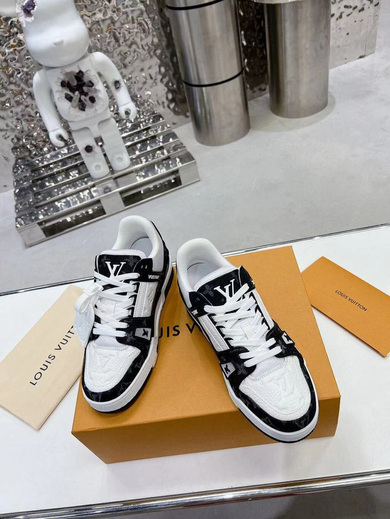 Louis Vuitton LV Trainer White Black