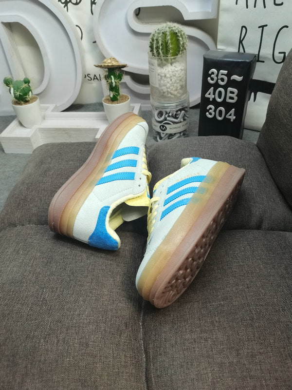 Adidas Gazelle Bold Almost Blue Yellow