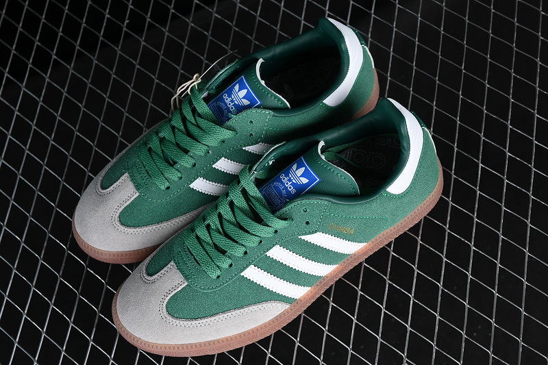 Adidas Samba Vegan White/Green/Grey/ Brown