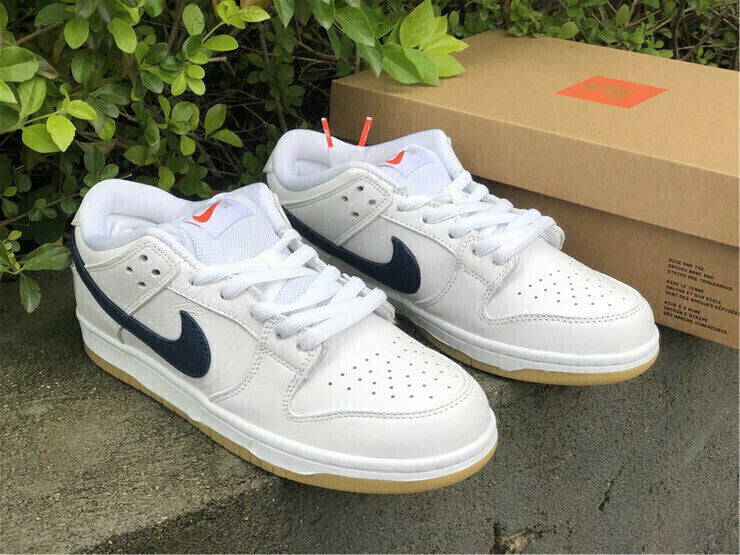 Nike SB Dunk Low Orange Label White Navy CZ2249-100