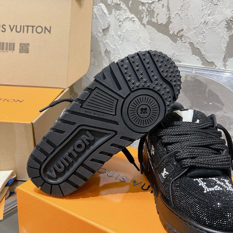 Louis Vuitton Trainer Maxi Black Crystals