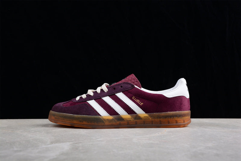 Adidas x Gucci Gazelle Burgundy Velvet