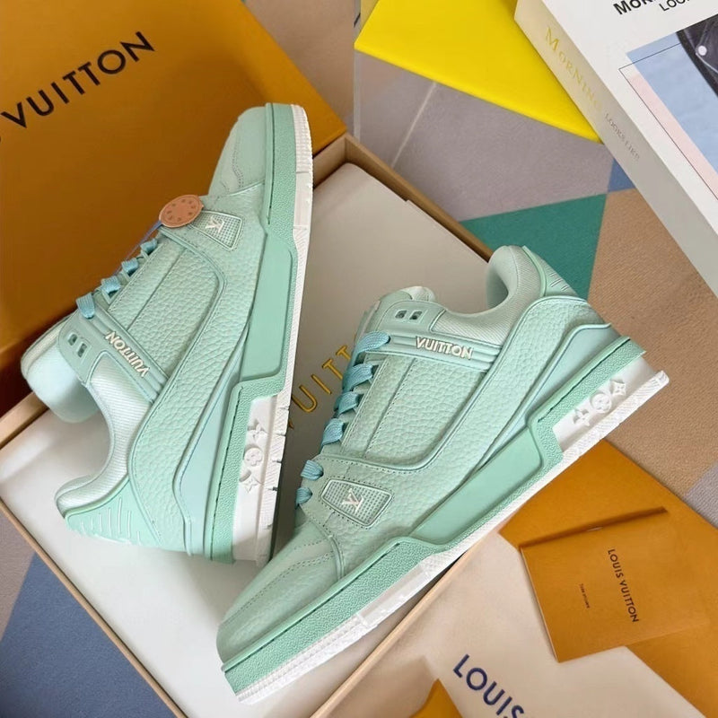 Louis Vuitton LV Trainer Mint Green White