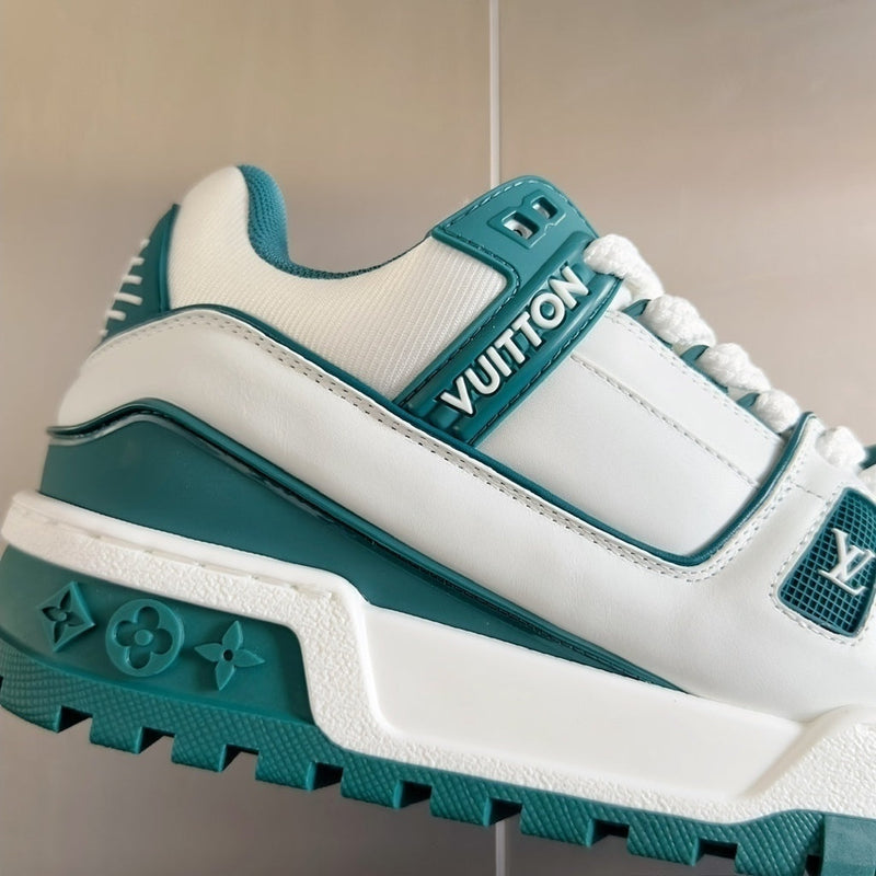 Louis Vuitton LV Trainer Maxi Sneaker White Green