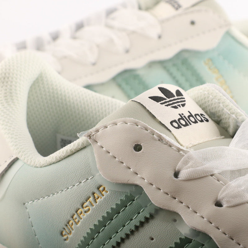 Adidas Superstar Cloud White Green G01052