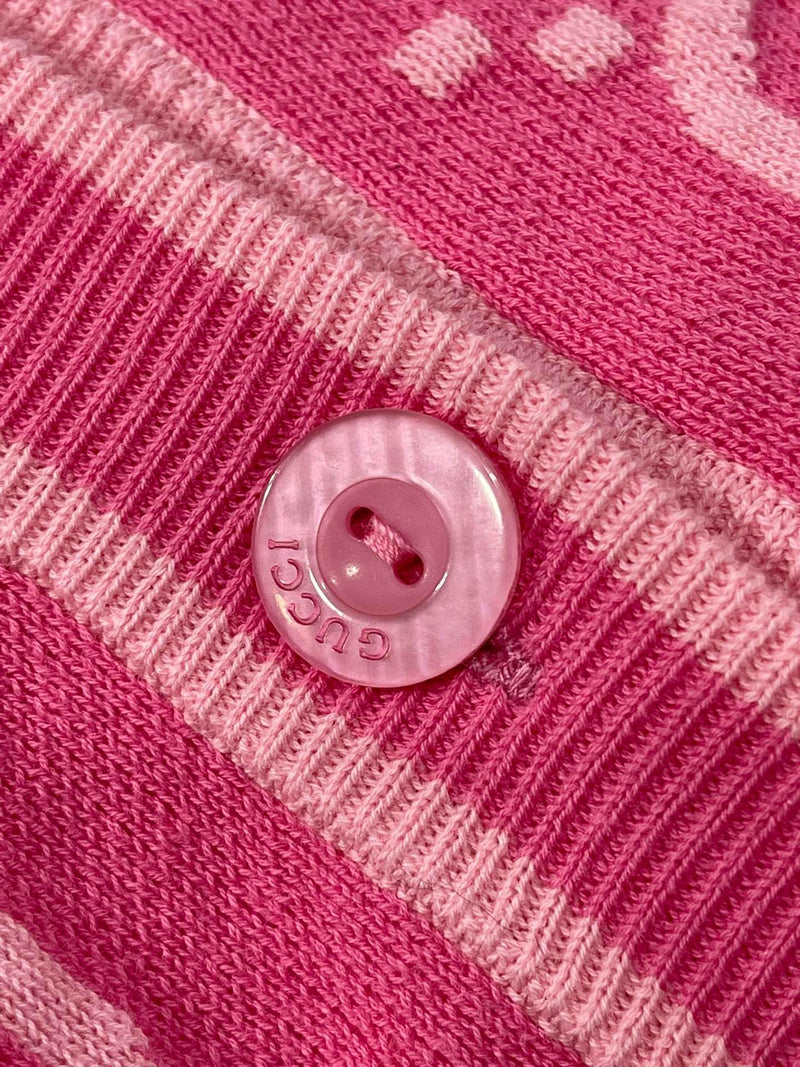 Cardigan de lã Gucci Pink