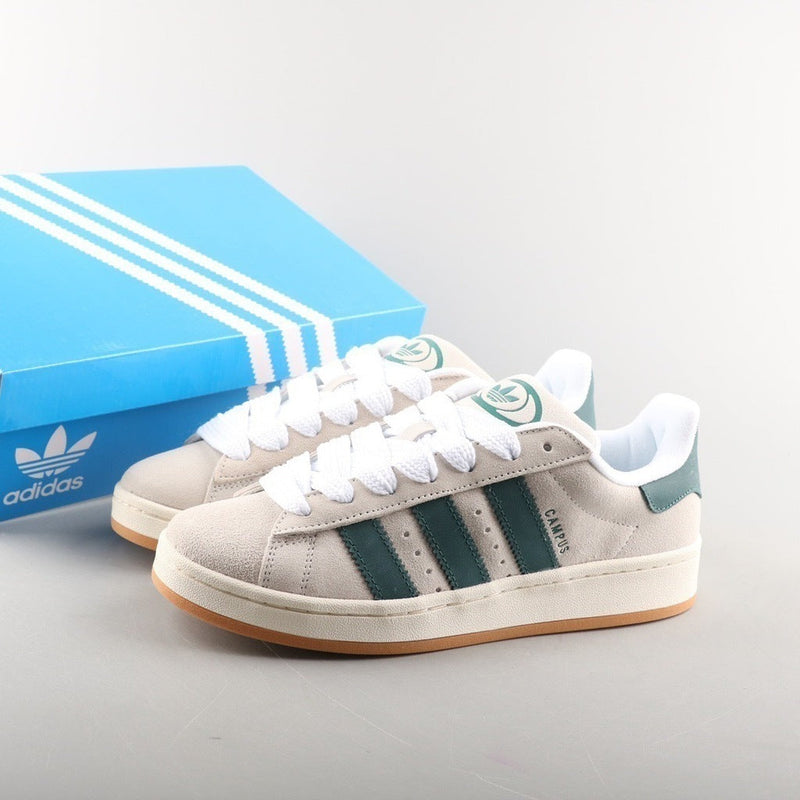 Adidas Campus 00s Crystal White Dark Green GY0038