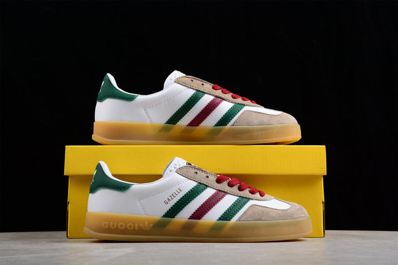 Adidas x Gucci Gazelle White Green Red