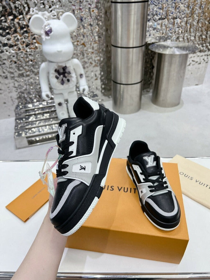 Louis Vuitton LV Trainer Black Grey White