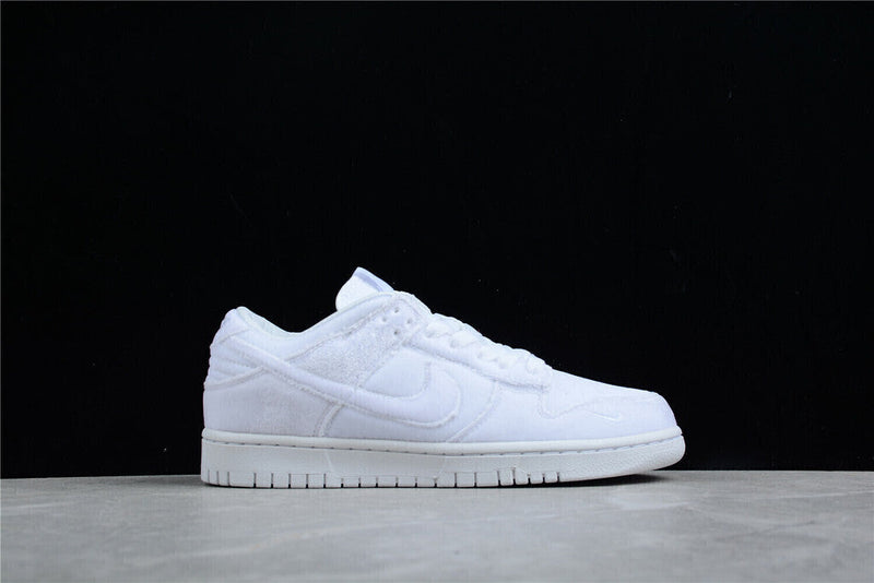 Nike Dunk Low Dover Street Market Triple White Velvet DH2686-100