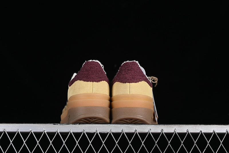 Adidas Gazelle Bold Almost Yellow Maroon