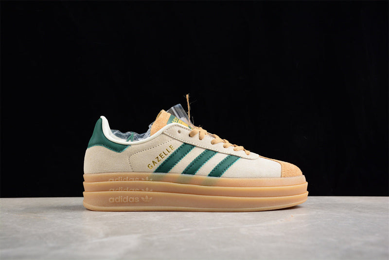 Adidas Gazelle Bold Magic Beige Collegiate Green