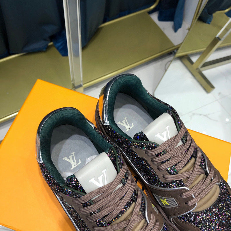 LOUIS VUITTON TRAINER GREY MULTICOLOR