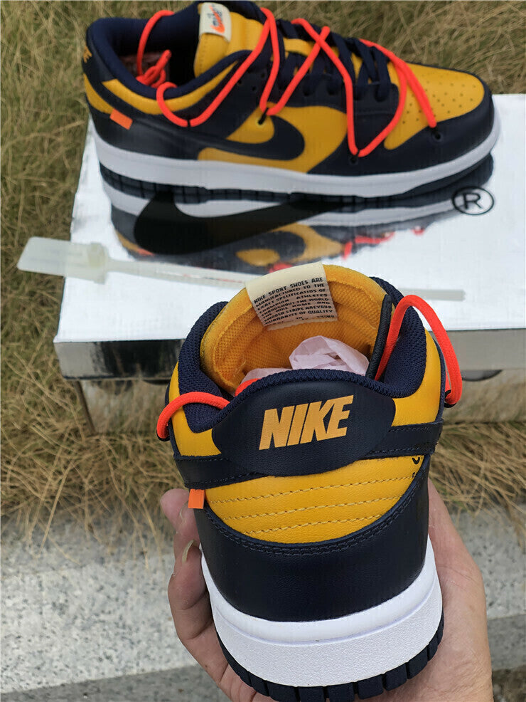 NIKE SB DUNK LOW X OFF-WHITE UNIVERSITY GOLD