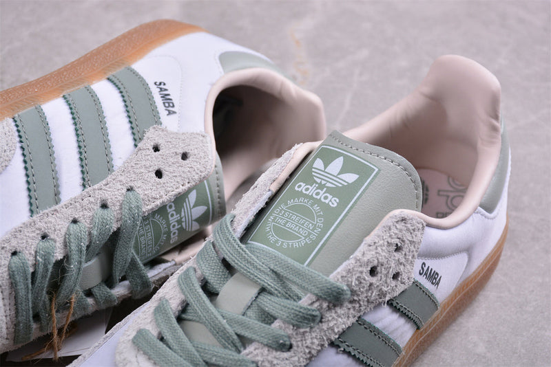 Adidas Samba OG Silver Green Putty Mauve