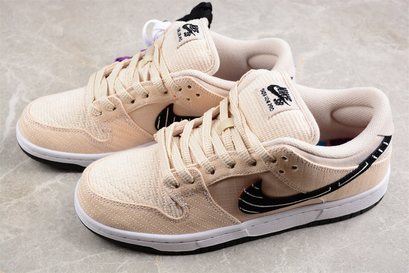 Nike SB Dunk Low x Albino & Preto Pearl White Cadarços Personalizado