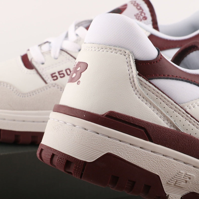 New Balance 550 Sea Salt Burgundy