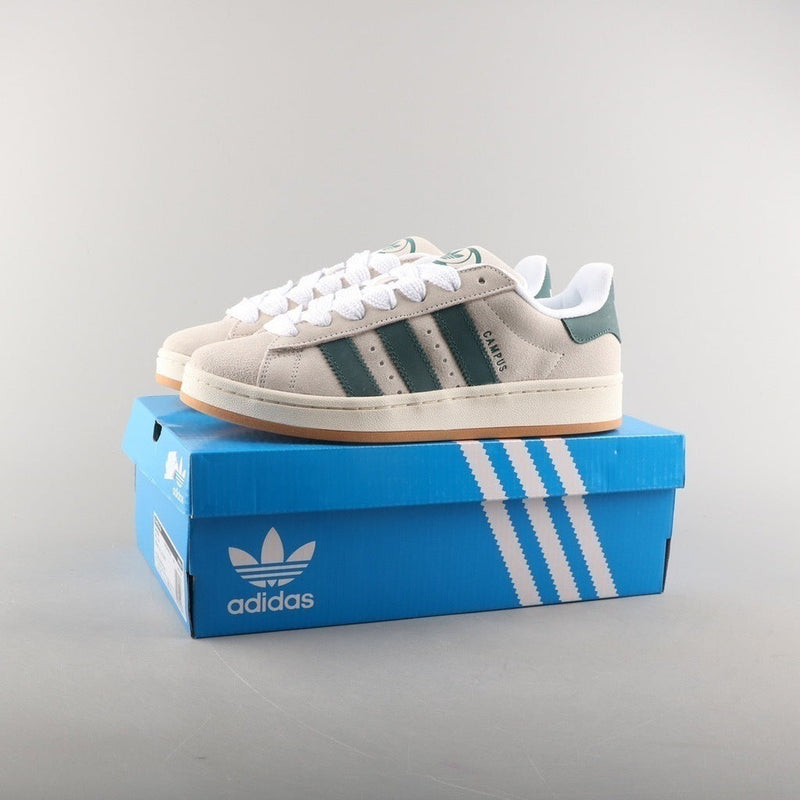 Adidas Campus 00s Crystal White Dark Green GY0038