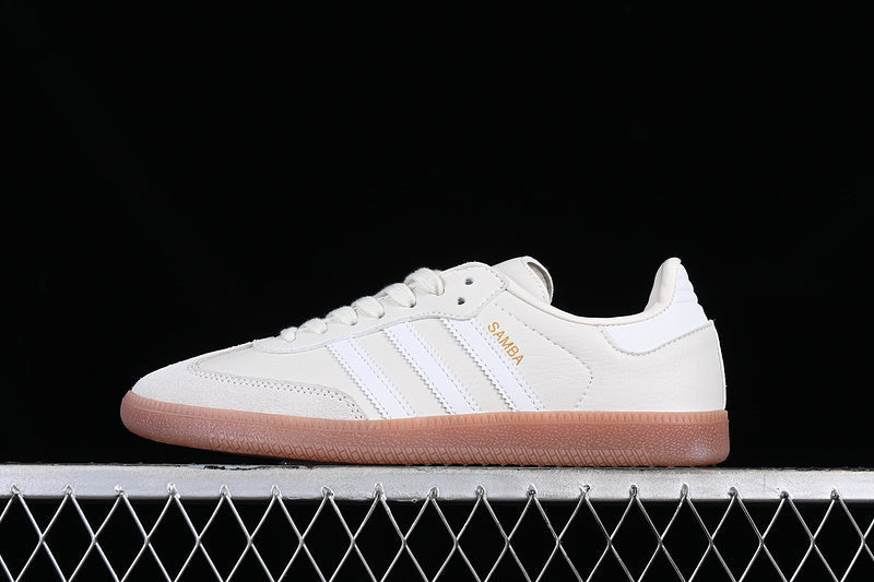 ADIDAS SAMBA VEGAN WHITE/GREY/BROWN