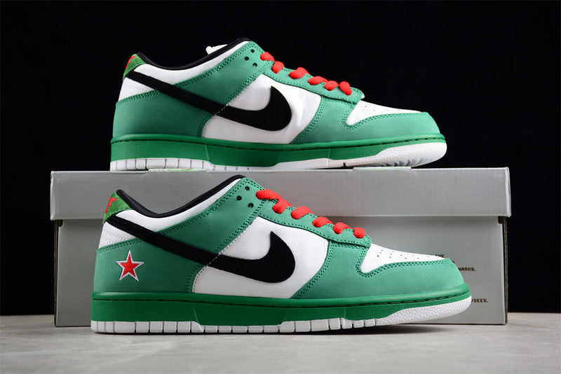 Nike Dunk Branco e Verde Heineken