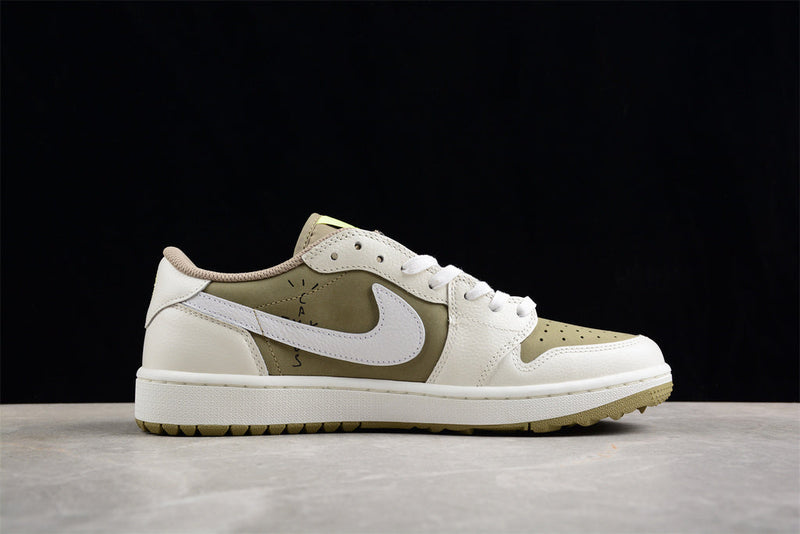 Jordan 1 Retro Low Golf Travis Scott Neutral Olive FZ3124-200