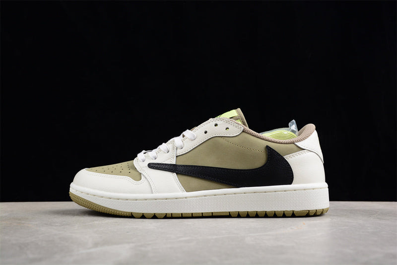 Jordan 1 Retro Low Golf Travis Scott Neutral Olive FZ3124-200