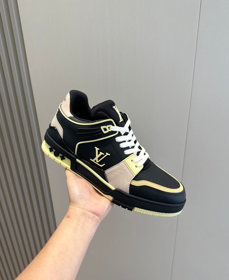 LOUIS VUITTON TRAINER WHITE/BLACK/YELLOW