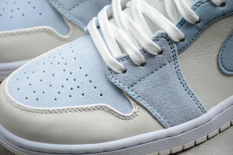 Air Jordan 1 Mid SE Sail Light Blue DA4666-100