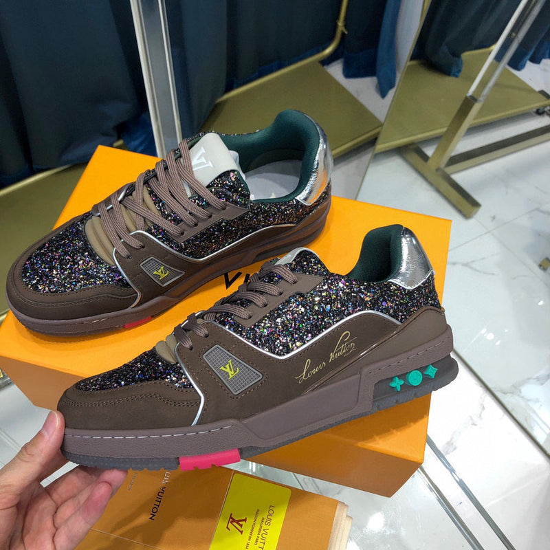 LOUIS VUITTON TRAINER GREY MULTICOLOR