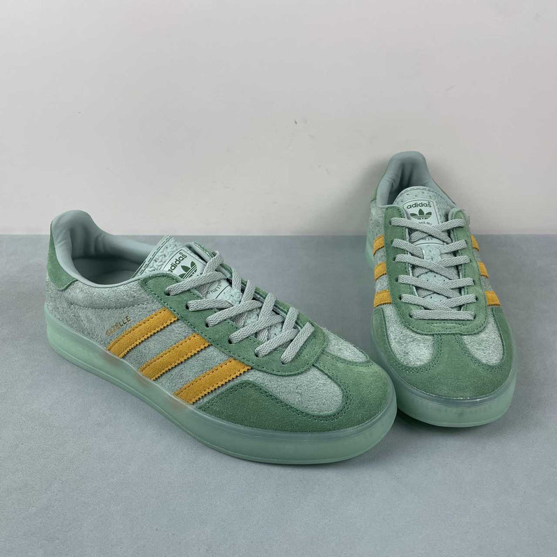 Gazelle Indoor Hazy Green Crew Yellow