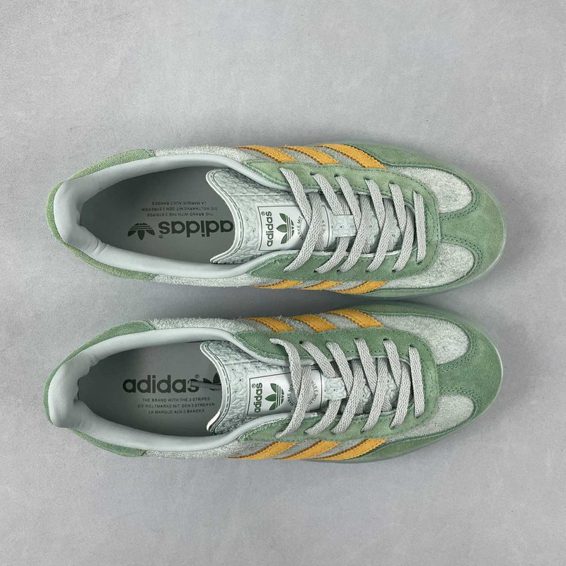 Gazelle Indoor Hazy Green Crew Yellow