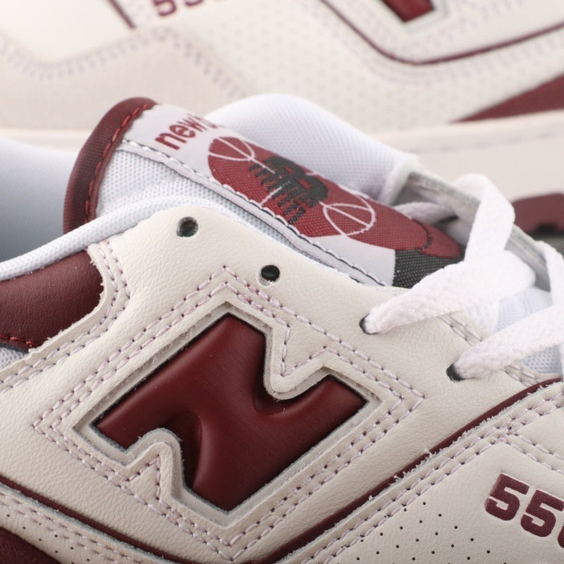 New Balance 550 Sea Salt Burgundy